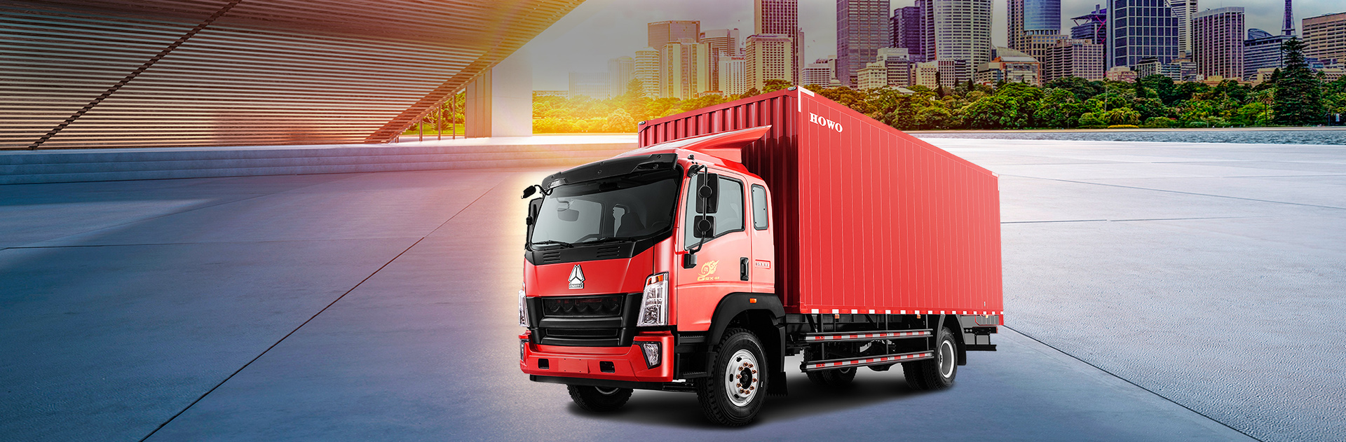 Howo Box Van Cargo Truck