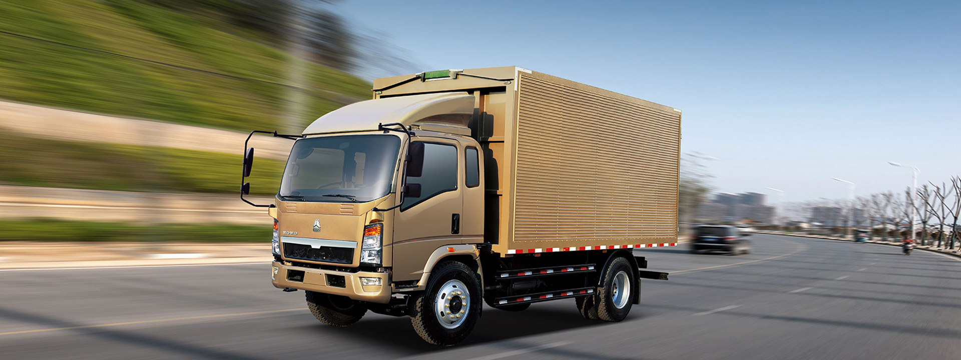 Howo Wing Van Cargo Truck